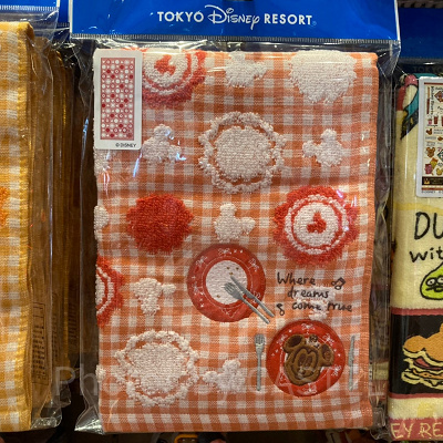 ミッキーワッフルのフェイスタオル