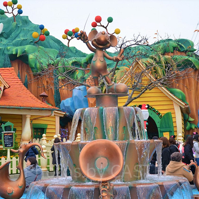 ミッキーの噴水
