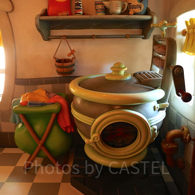 ミッキーの家のランドリールーム