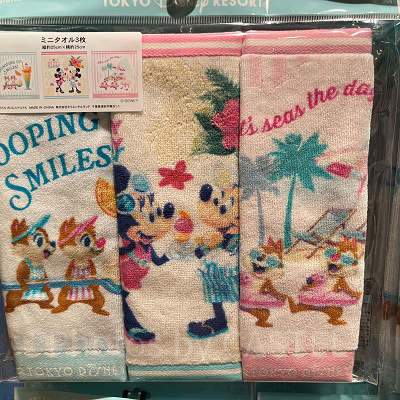 ミニタオルセット(ディズニー夏グッズ2025SUNNY SUNNY Summer)