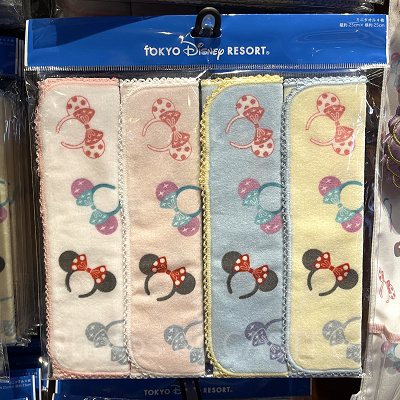 ミニタオルセット（ディズニーカチューシャ柄グッズ）