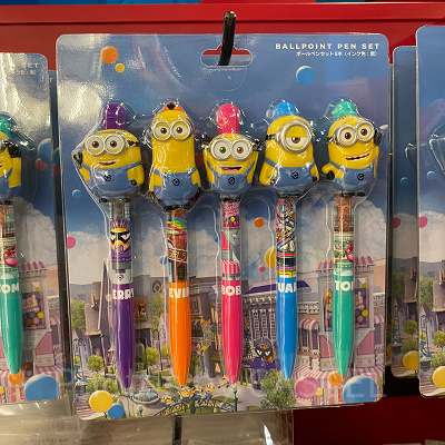 ミニオンのボールペンセット