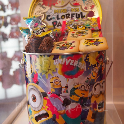 ミニオンバケツ缶クッキー＆クランチチョコ