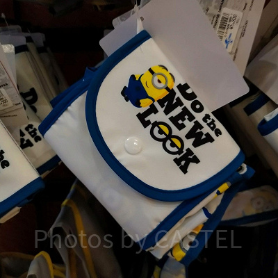 ミニオン「Do the NEW LOOK」エコバック畳んだ状態／ホワイト