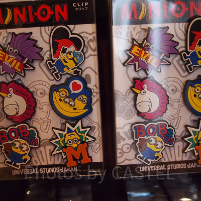 ミニオンワッペンクリップセット（6個）