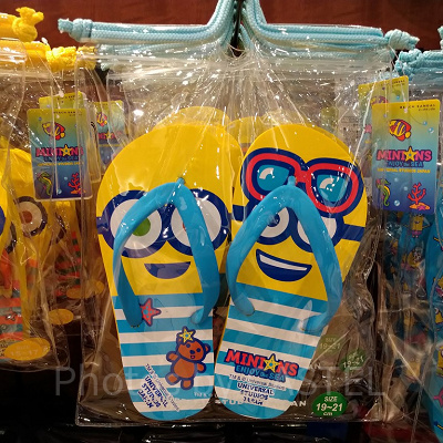 ミニオン「ENJOY the SEA」シリーズのキッズ用ビーチサンダル