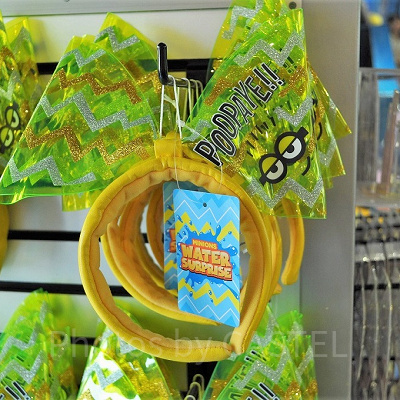 ミニオンのキラキラビニールリボンカチューシャ