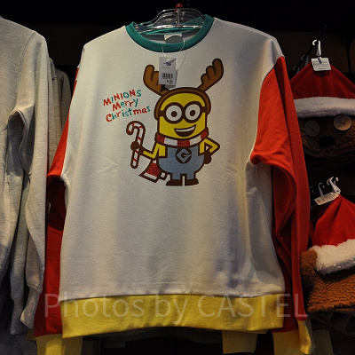 MINION MERRY CHRISTMASカラフルトレーナー