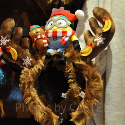 MINION MERRY CHRISTMASカチューシャ（ミニオンとトナカイの角付き）