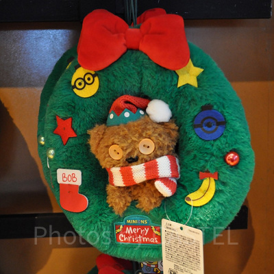 MINION MERRY CHRISTMASティムのクリスマスリース