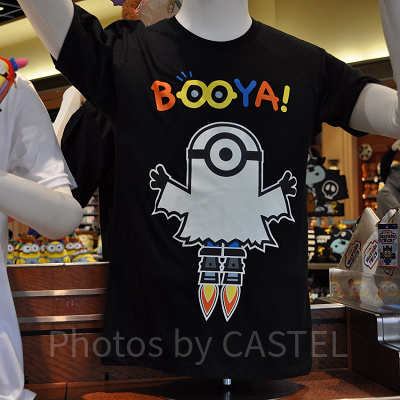 ミニオン「MINIONS MAYHEM TRICK」BOOYA!Tシャツ（黒・夜光）