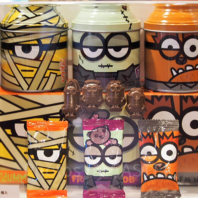 ミニオンモンスター・フェイスチョコレートセット（3缶）