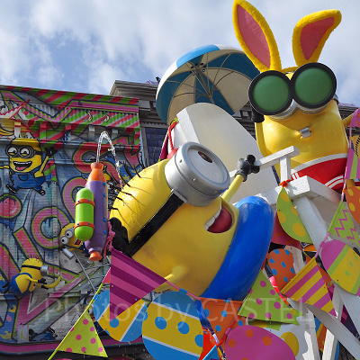 ミニオン・パークのイースター装飾