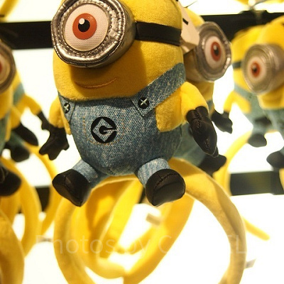 ミニオンぬいぐるみカチューシャ