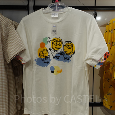 ミニオンTシャツ(ホワイト・ペイント風)