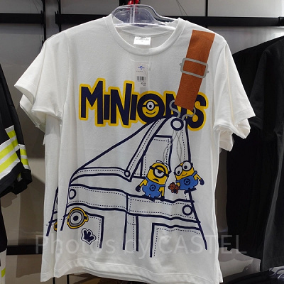 ミニオンのトロンプルイユTシャツ（オーバーオール）