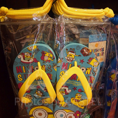 「MINIONS SUMMER」シリーズのキッズ用ビーチサンダル