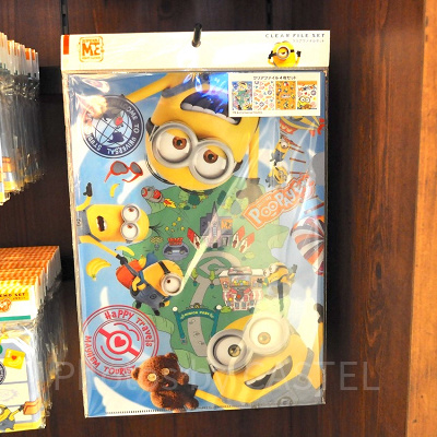 MINIONS TRAVELクリアファイルセット