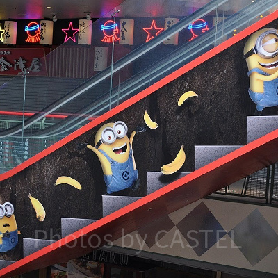 ミニオン／ユニバーサルシティウォークのエレベーター
