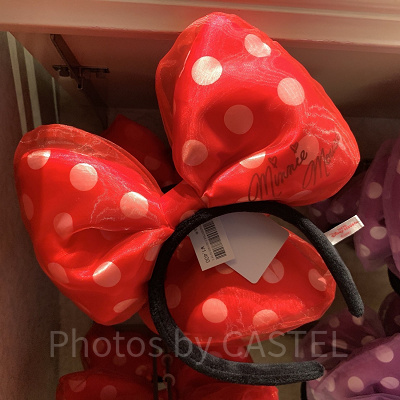 ミニーシフォンリボンカチューシャ(レッド)