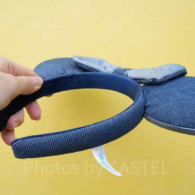 ミニーデニムカチューシャ：フレーム