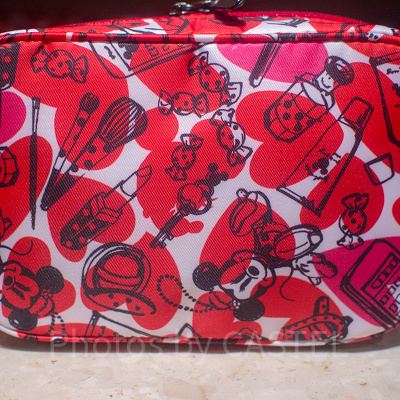 ミニー化粧ポーチ（赤）