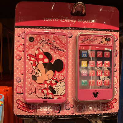 ミニーマウスのスマホ