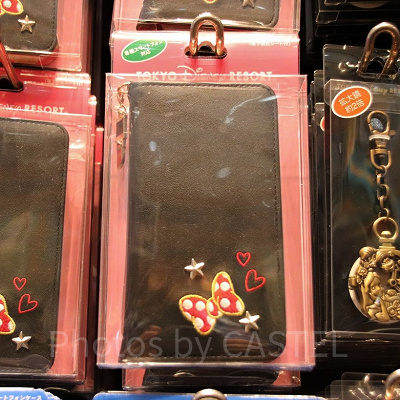 ミニーの手帳型（ブラック）