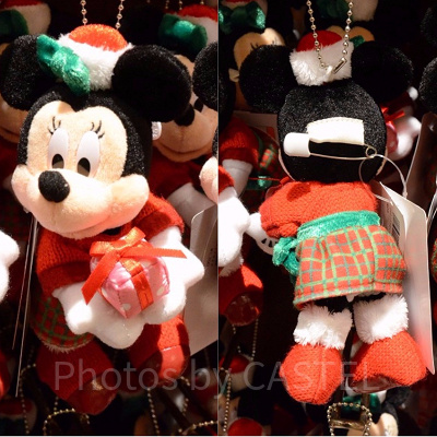 ミニーのぬいぐるみバッジ