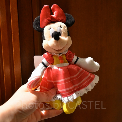 ミニーぬいぐるみバッジ