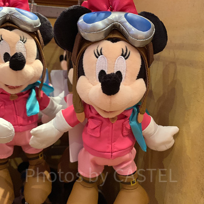 ミニーぬいぐるみバッジ