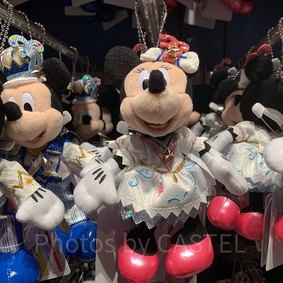 ミニーぬいぐるみバッジ