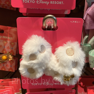 ミニーのクリップ付きヘアポニー