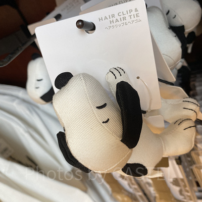 ヘアゴム付きマスコットクリップ（USJスヌーピー春夏グッズ）