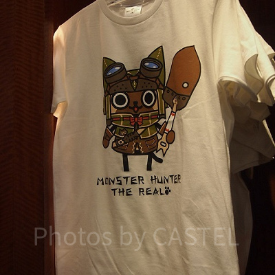 モンハンTシャツ白