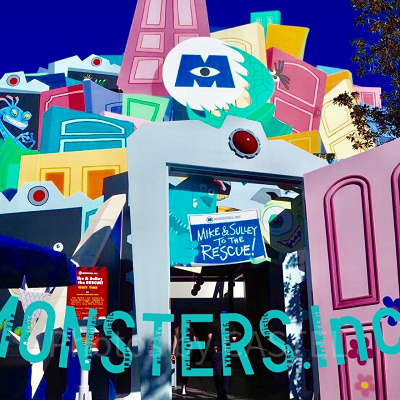 モンスターズインクのアトラクション