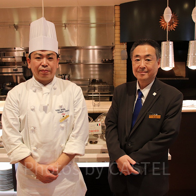 東武ホテルレバント東京「ヴェルデュール」の安井様（左）と岡嶋様（右）