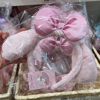 マイメロディカチューシャ　ピンクリボン