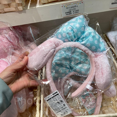 マイメロディのカチューシャ　水玉