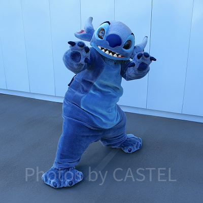 トゥモローランドのグリーティングで会えるスティッチ