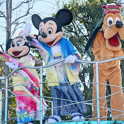 お正月のプログラム（ディズニーランド）