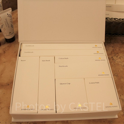 ニッコーフロアのアメニティーボックス