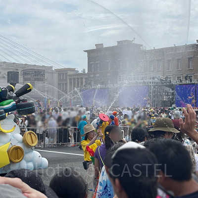 びしょ濡れエリア（グラマシーパーク周辺）の様子