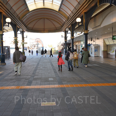 11月ディズニーランド混雑レポ：舞浜駅改札前（7:00頃）