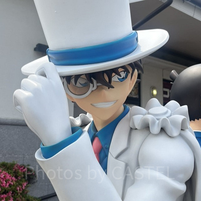 青山剛昌ふるさと記念館のオブジェ