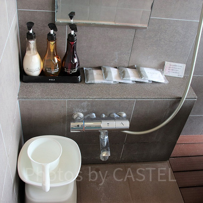 オーシャンビュー和室のシャワースペース