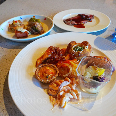 オチェーアノのブッフェ