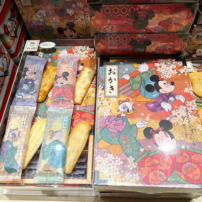 おかき紙箱（ミッキー&フレンズ）