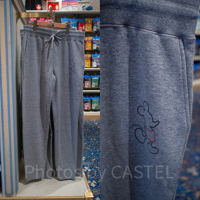 ワンポイントミッキースウェット