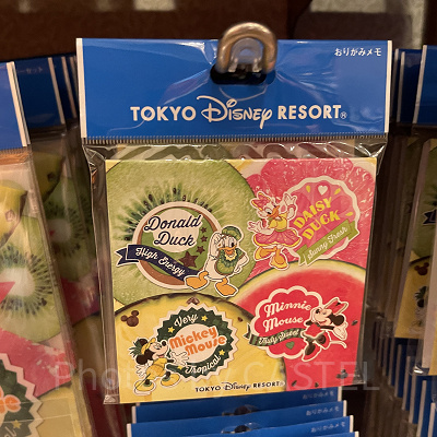 おりがみメモ（ディズニー夏のフルーツグッズ）